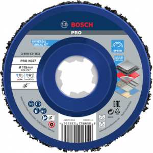 BOSCH PRO N377 X-Lock 115 mm Metal&Inox Keçe Disk