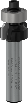 BOSCH PRO Freze Ucu R1.6xØ15.9xL7.9xØS8