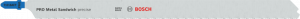 BOSCH PRO Metal Sandwich Dekupaj Bıçağı T1018AFP 3lü