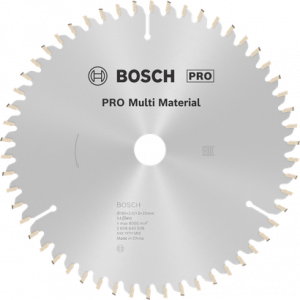 BOSCH PRO MM Daire Test. Bıç. 190*20/16 mm 54 D E