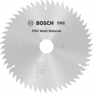 BOSCH PRO MM Daire Test. Bıç. 200*30 mm 54 D E