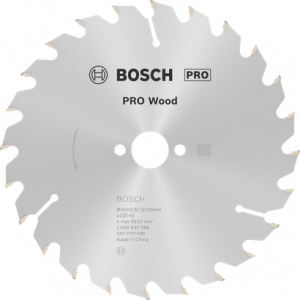 BOSCH PRO Wood Daire Test. Bıç. 160*20/16 mm 24 D E