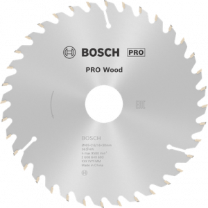 BOSCH PRO Wood Daire Test. Bıç. 165*30/20 mm 36 D E
