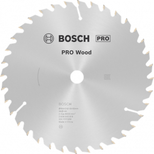 BOSCH PRO Wood Daire Test. Bıç. 184*16 mm 36 D E