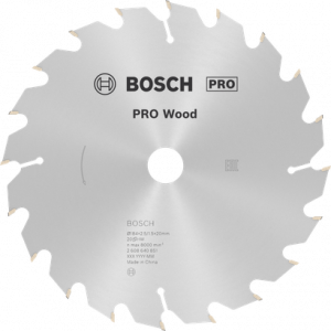 BOSCH PRO Wood Daire Test. Bıç. 184*20 mm 20 D E