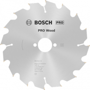 BOSCH PRO Wood Daire Test. Bıç. 190*30 mm 16 D E