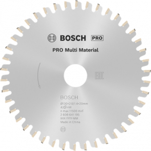 BOSCH PRO MM Daire Test. Bıç. 130*20 mm 42 D E