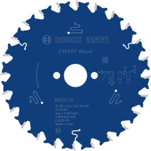 BOSCH EXW Daire Test. Bıç. 130*20 mm 24 D E