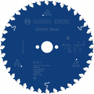 BOSCH EXW Daire Test. Bıç. 160*20 mm 36 D E