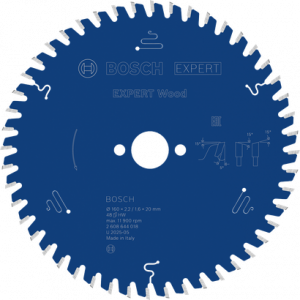 BOSCH EXW Daire Test. Bıç. 160*20 mm 48 D E