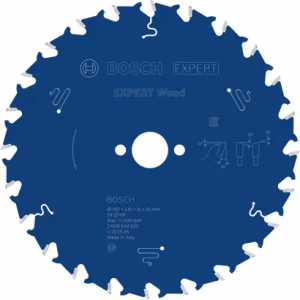 BOSCH EXW Daire Test. Bıç. 165*20 mm 24 D E