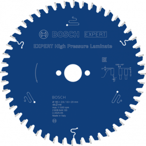 BOSCH EXHPL Daire Test. Bıç. 165*20 mm 48 D E