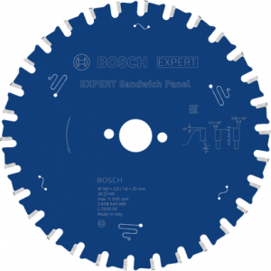 BOSCH EXSP Daire Test. Bıç. 165*20 30 D E