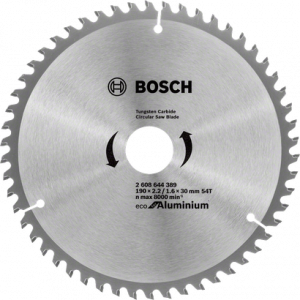 BOSCH ECOAL Daire Test. Bıç. 190*30 mm 54 D E