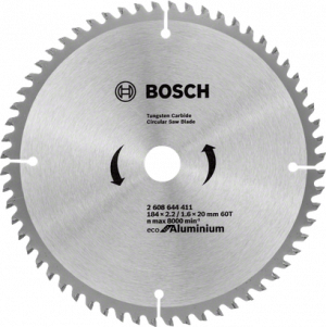 BOSCH ECOAL Daire Test. Bıç. 184*20 mm 60 D E