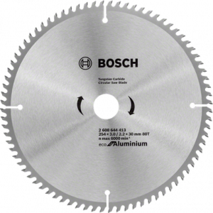 BOSCH ECOAL Daire Test. Bıç. 254*30 mm 80 D G