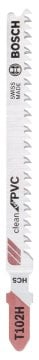 BOSCH PRO Plastics PVC Clean Dekupaj Bıçağı T102H 5'li
