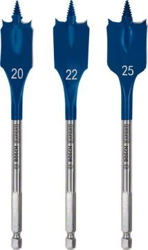 BOSCH EXPERT SCS Yaprak Ahşap Matkap Ucu HEX 20, 22, 25 mm 3'lü