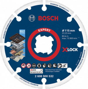 BOSCH EXPERT X-LOCK DMW Kesme Diski 115x22.23 mm