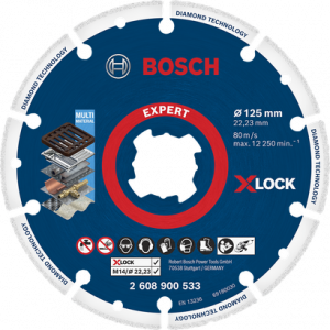 BOSCH EXPERT X-LOCK DMW Kesme Diski 125x22.23 mm