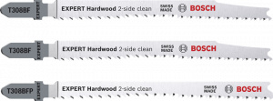 BOSCH EXPERT Dekupaj Bıçağı ExCleanHardW Set 3'lü (2xT308BF, 1xT308BFP)
