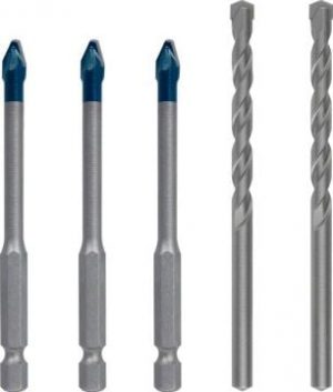 BOSCH EXPERT HEX-9 HardCeramic Matkap Ucu Seti 6 mm 5'li (3xHEX9, 2xCYL3)