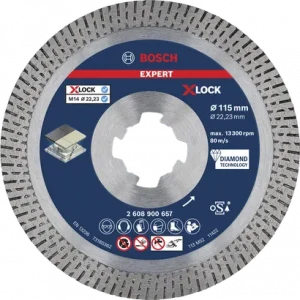 BOSCH EXPERT X-LOCK Elmas Kesme Disk BFHaCeram 115mm