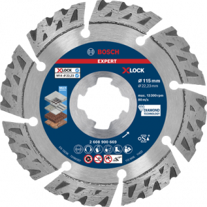 BOSCH EXPERT X-LOCK Elmas Kesme Disk BFUniversa 115mm