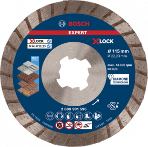 BOSCH EXPERT MultiMaterial Turbo X-Lock 115mm