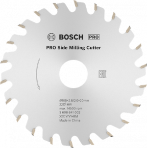 BOSCH GUF 4-22 A Kesici Bıçak 20*2,8 mm 22 D