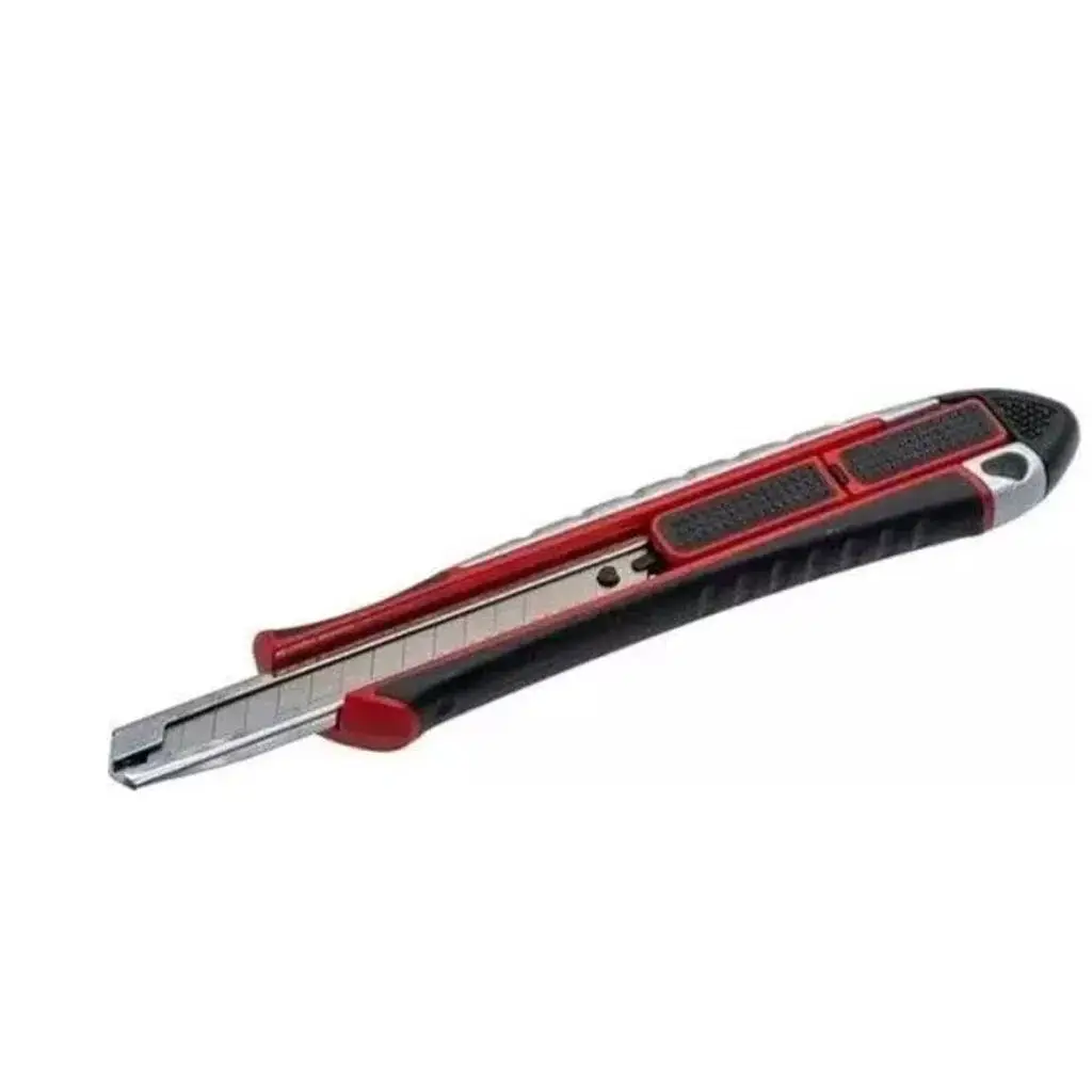İZELTAŞ PRO METAL GÖVDE MAKET BIÇAĞI EMNİYETLİ OTOMATİK KİLİTLİ 9MM