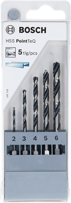 BOSCH HSSPointTeQ HEX Metal Matkap Uç Set 5'li