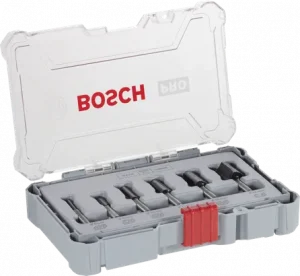 BOSCH Pro Freze Seti 6 'lı Düz 6 mm şaftlı