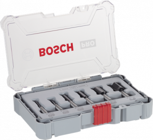 BOSCH Pro Freze Seti 6 'lı Düz 8 mm şaftlı