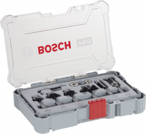 BOSCH Pro Freze Seti 6 'lı Kar.1/4"inc.şaftlı