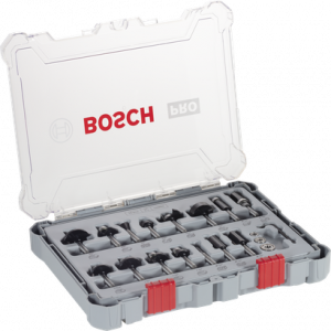 BOSCH Pro Freze Seti 15 'liKar.1/4"inc.şaftlı